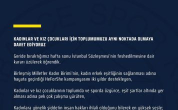 Fenerbahçe’den İstanbul Sözleşmesi’nin feshedilmesine tepki!